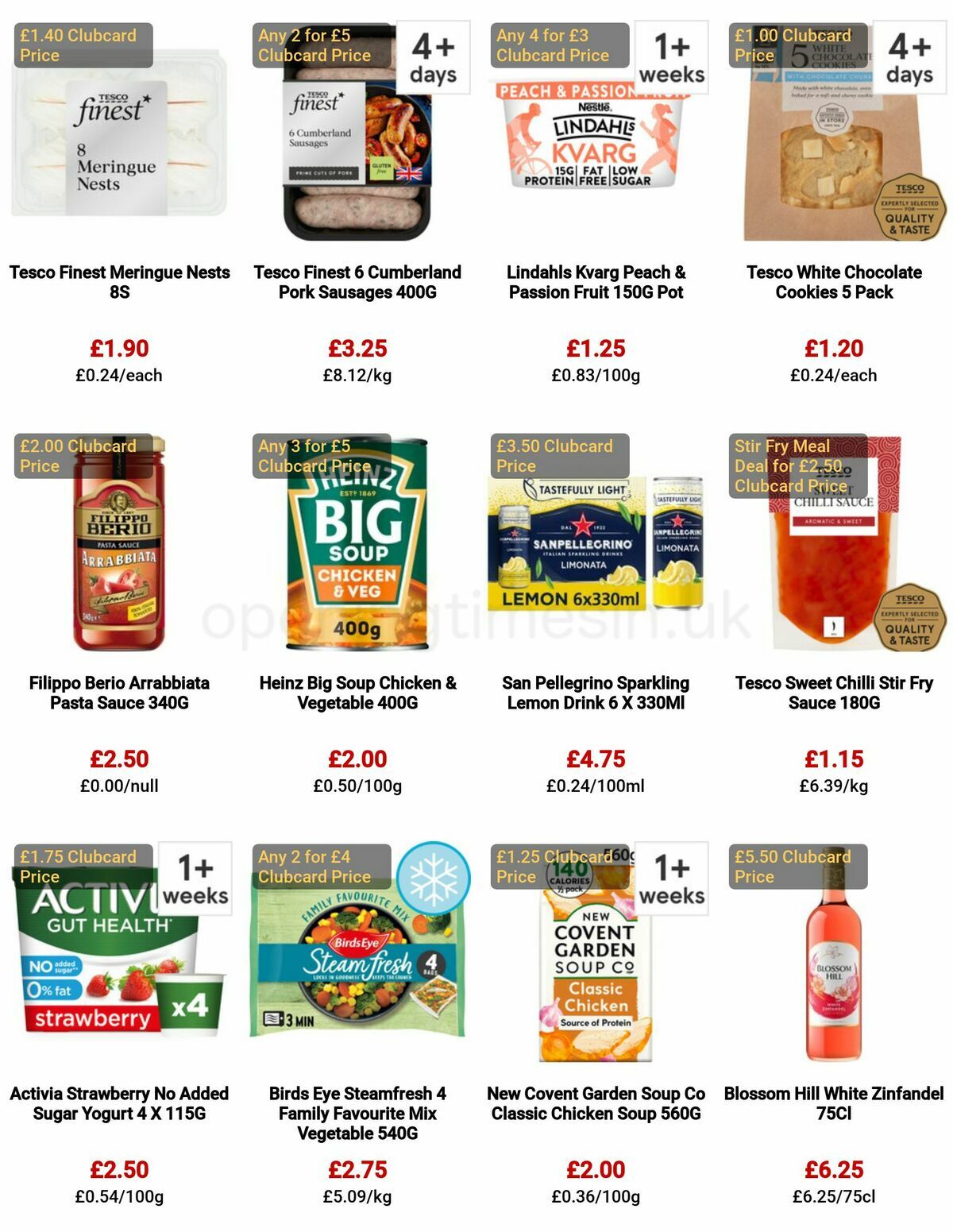 TESCO Offers from 22 March