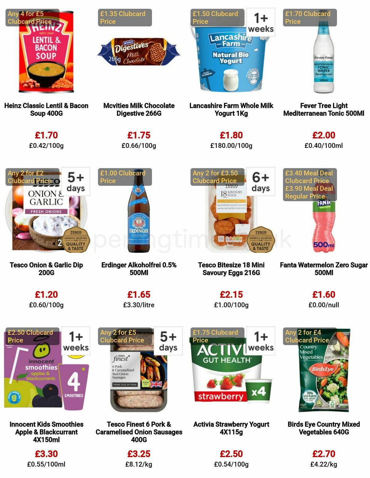 TESCO Offers from 22 March