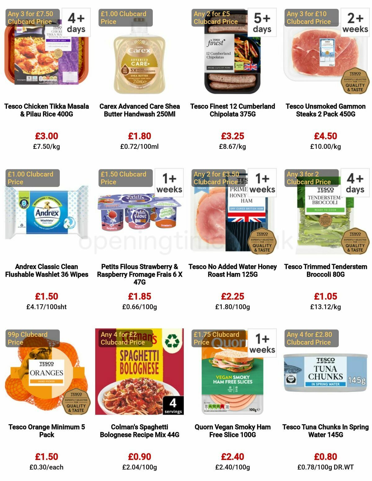 TESCO Offers from 22 March