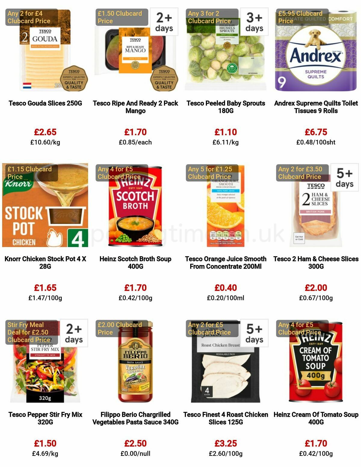 TESCO Offers from 22 March