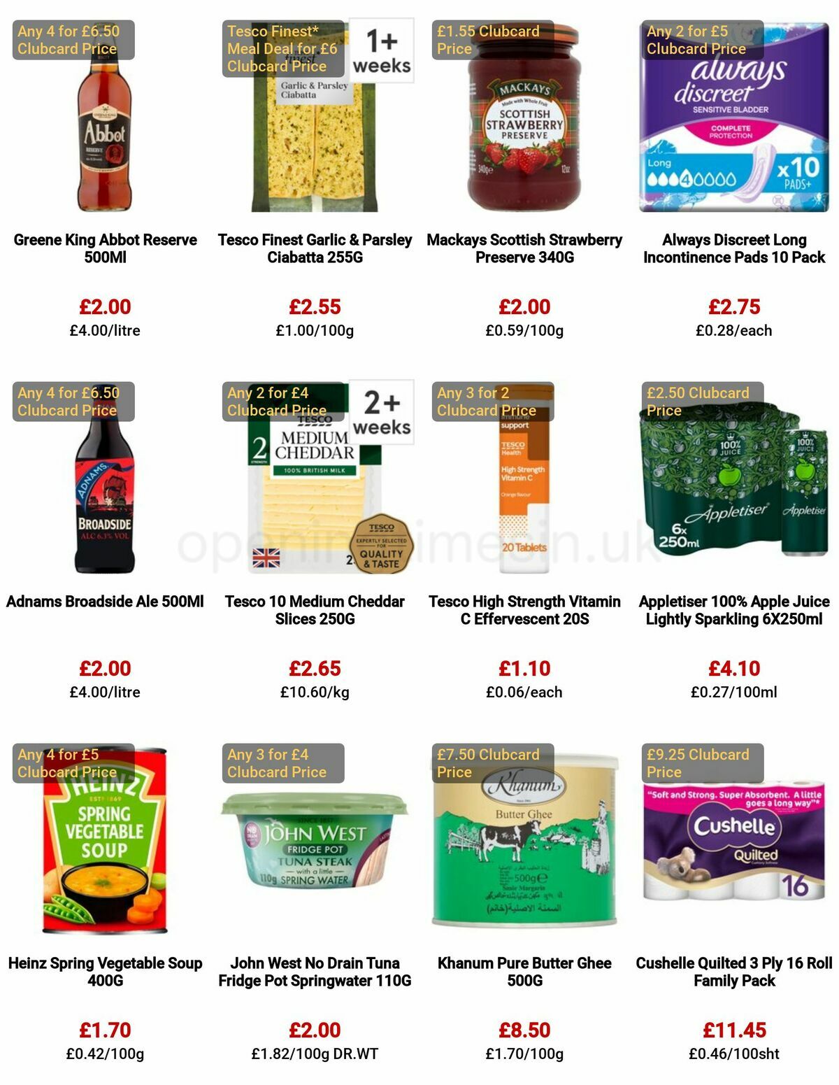 TESCO Offers from 22 March
