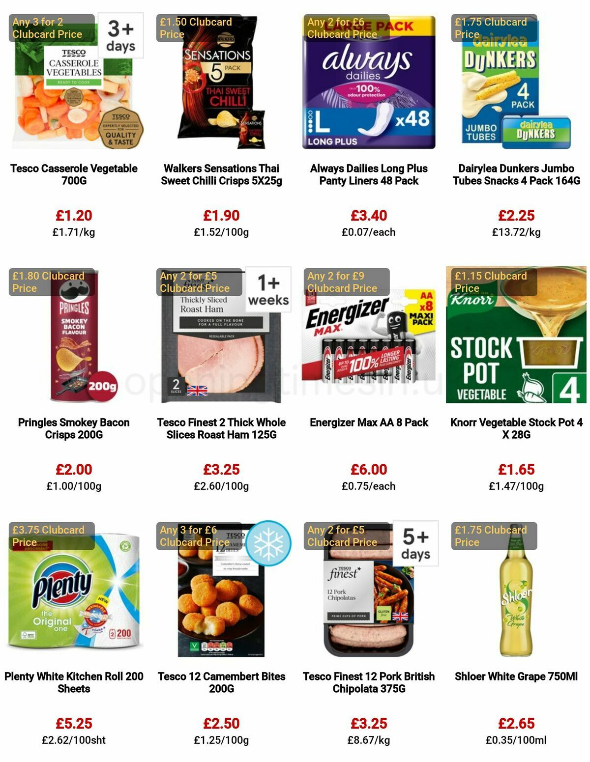 TESCO Offers from 22 March