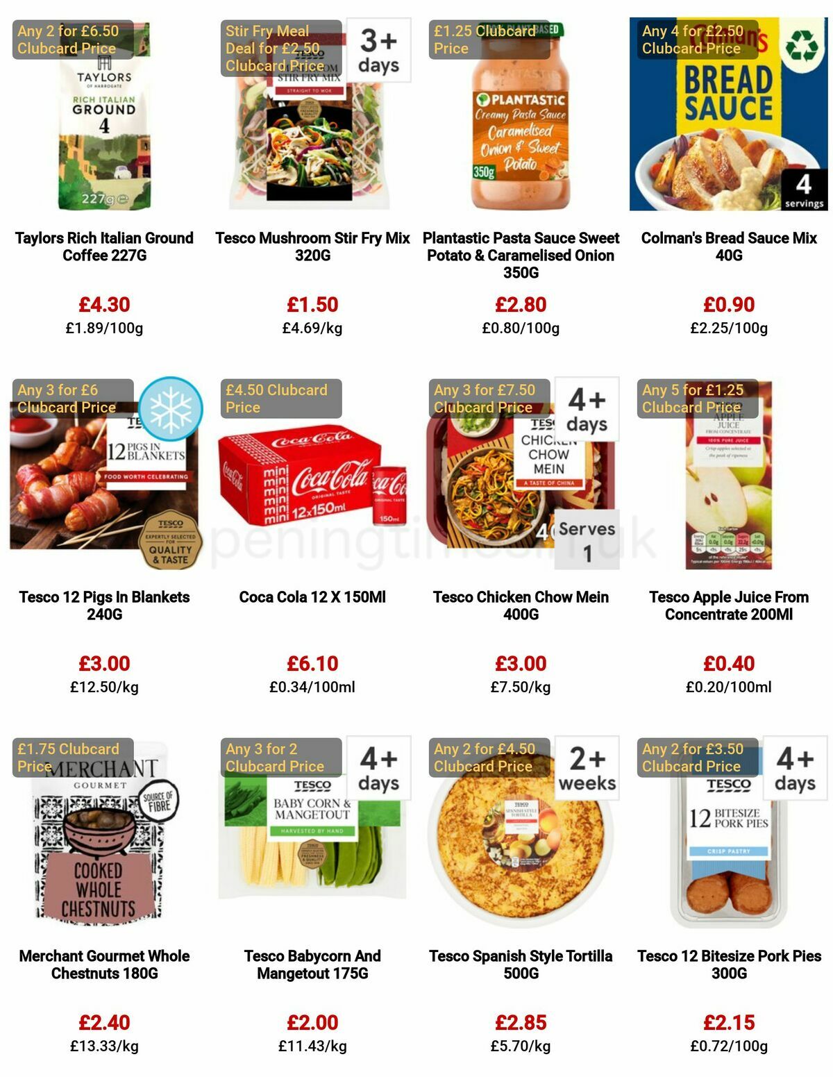 TESCO Offers from 22 March