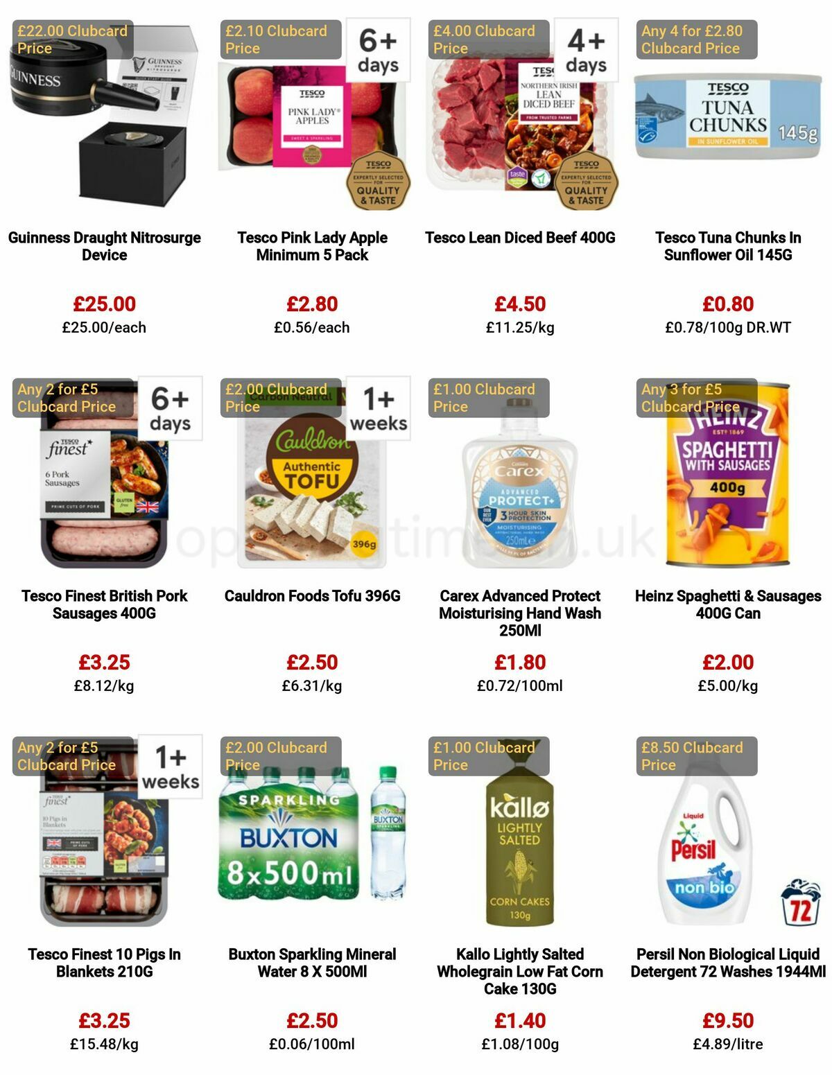 TESCO Offers from 22 March