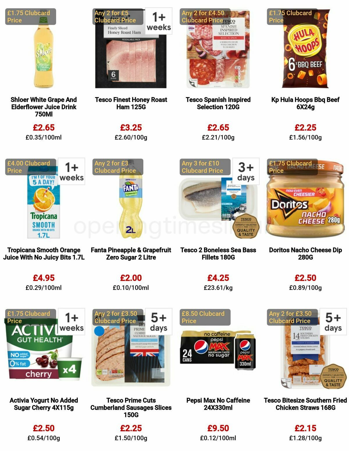 TESCO Offers from 22 March