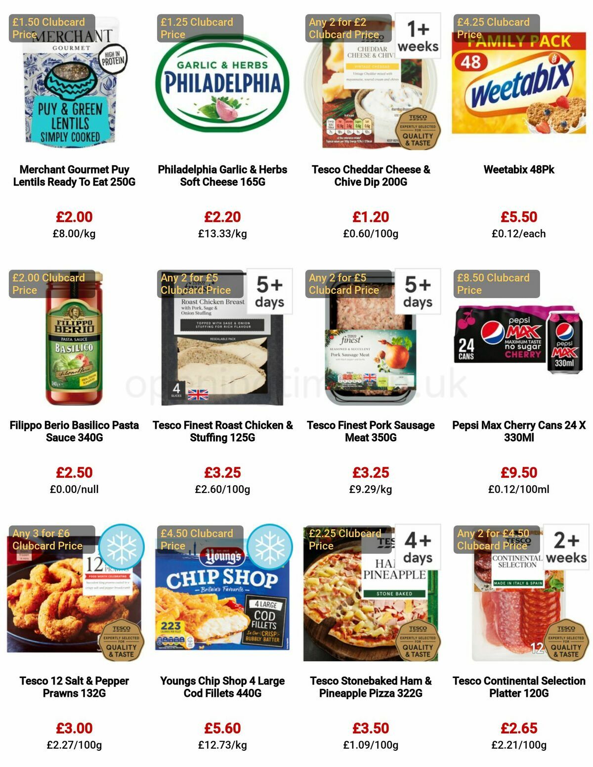TESCO Offers from 22 March