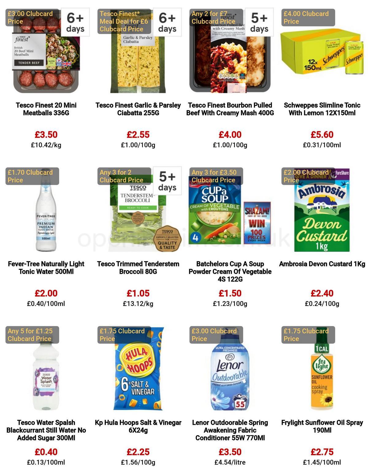 TESCO Offers from 30 March