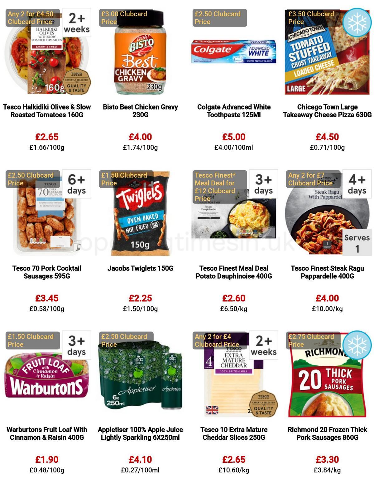 TESCO Offers from 30 March