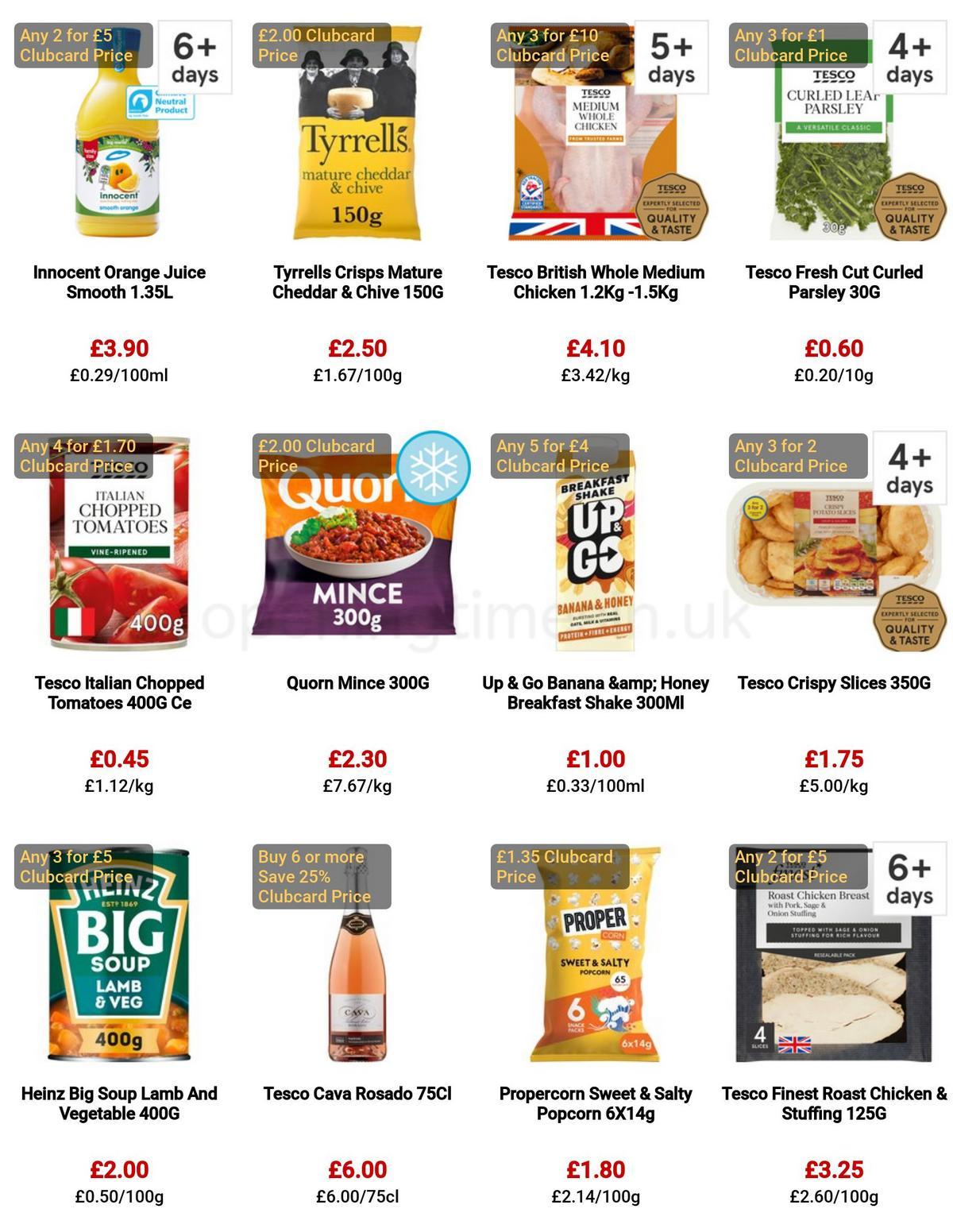 TESCO Offers from 30 March