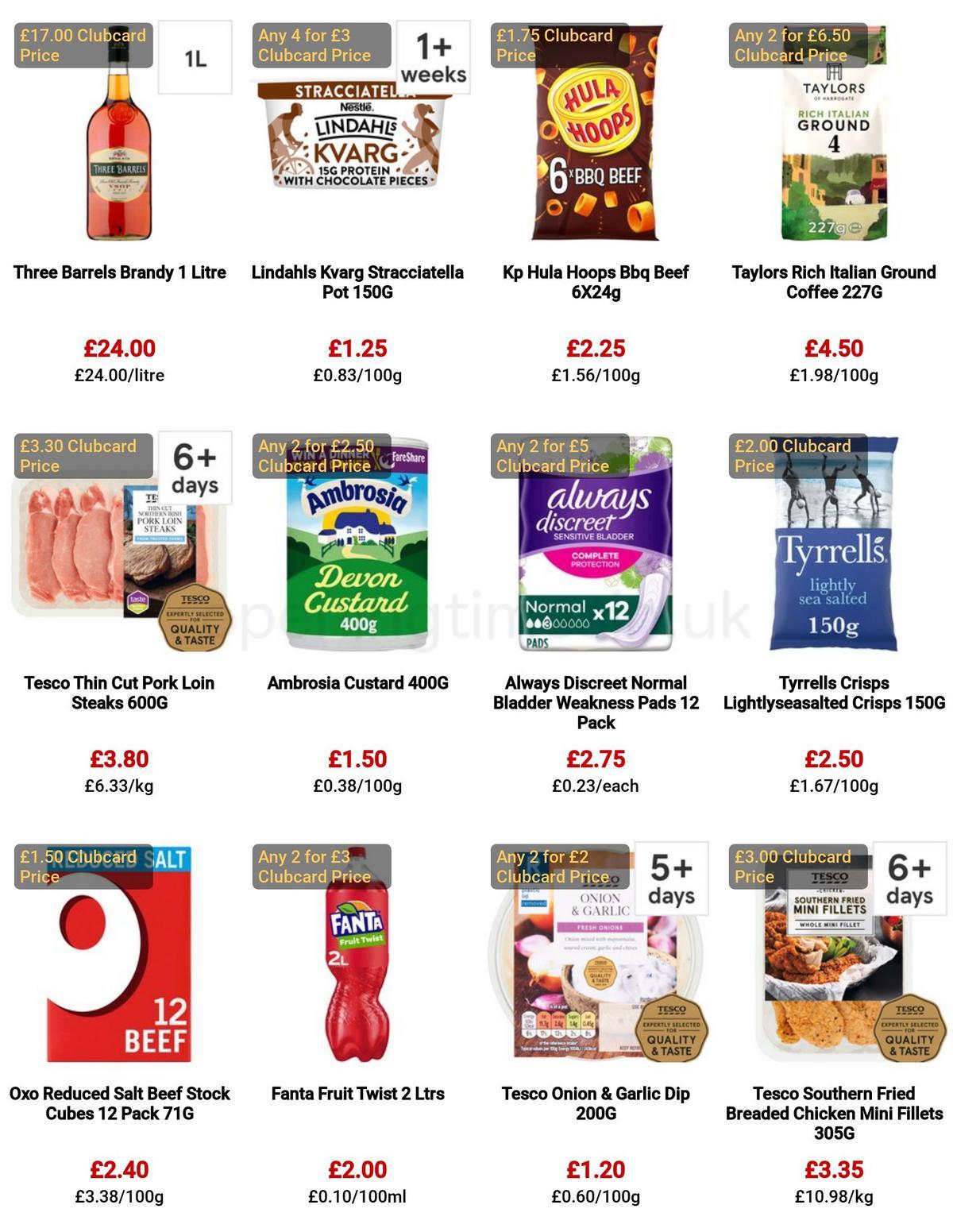 TESCO Offers from 30 March