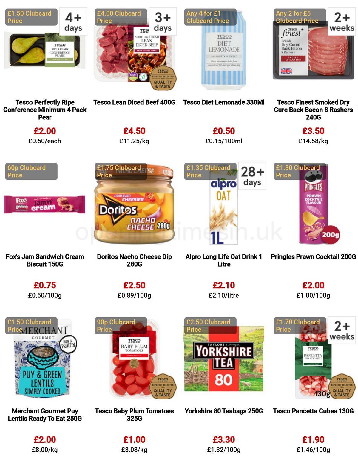 TESCO Offers from 30 March