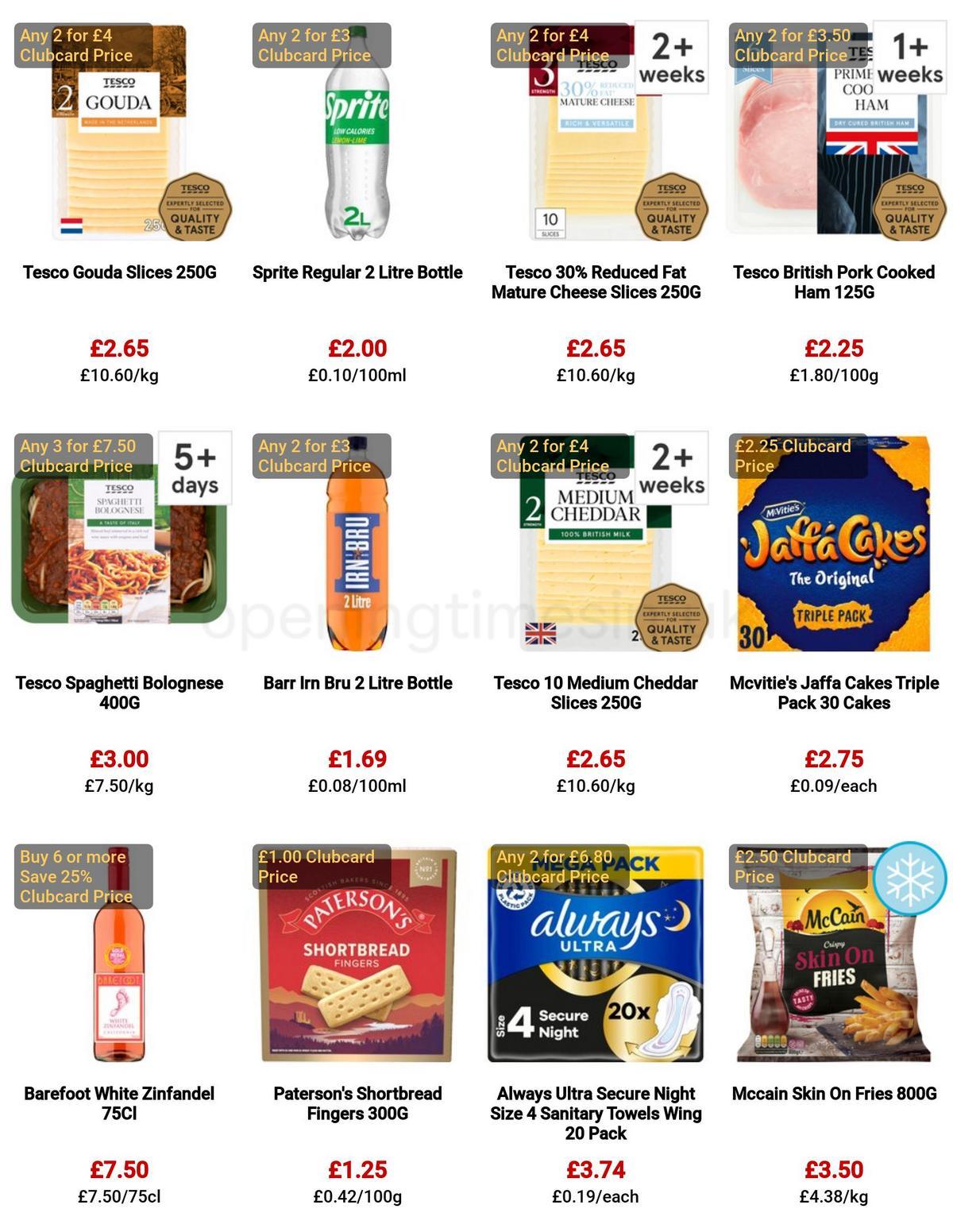 TESCO Offers from 30 March