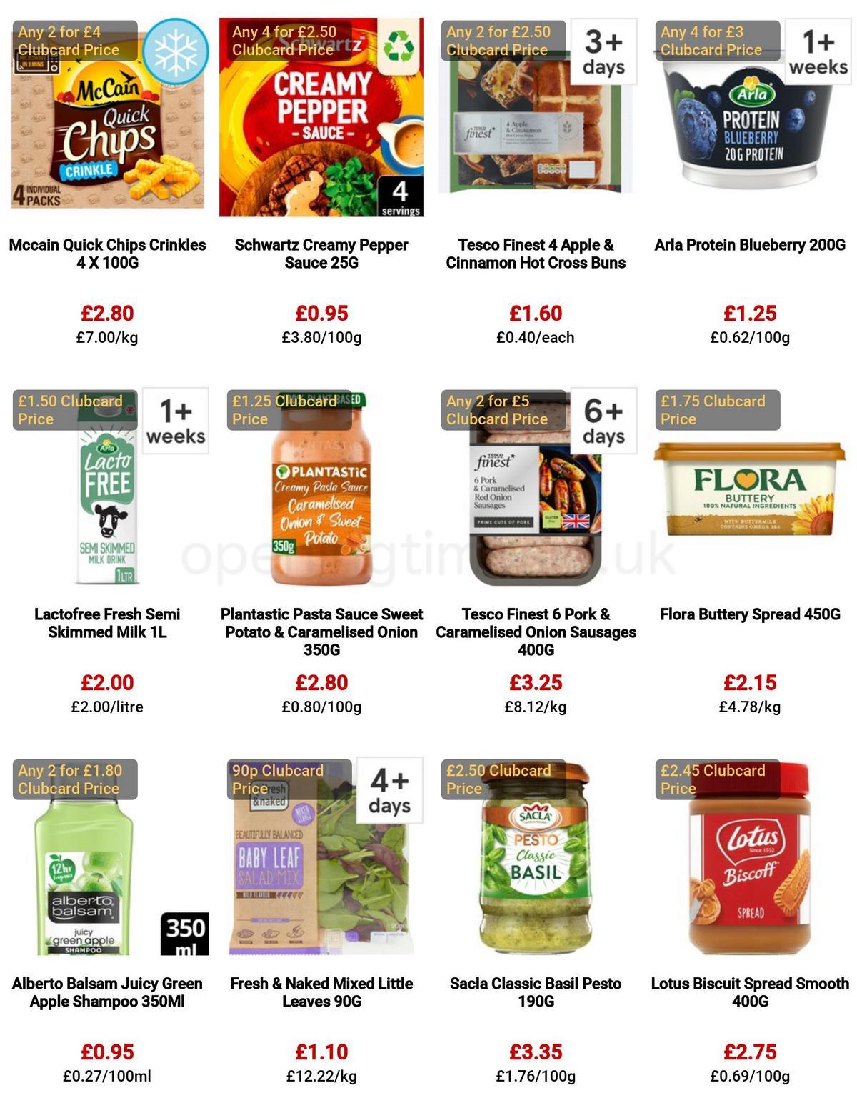 TESCO Offers from 30 March