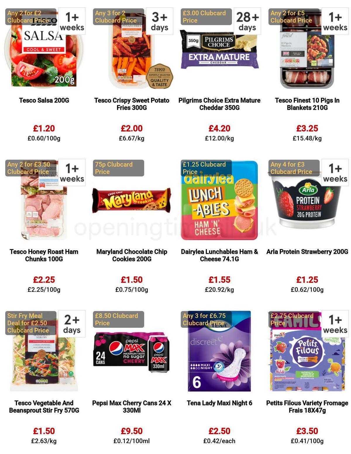 TESCO Offers from 30 March
