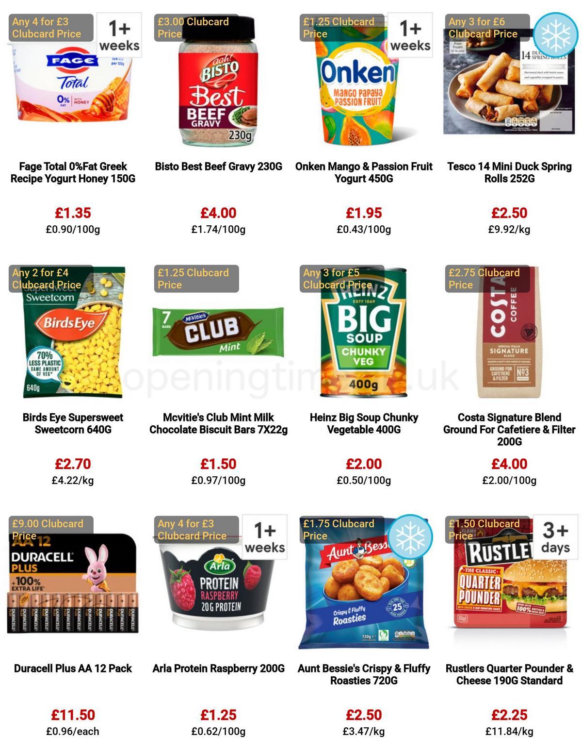 TESCO Offers from 30 March