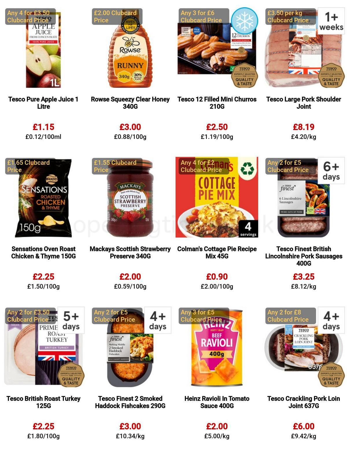 TESCO Offers from 30 March