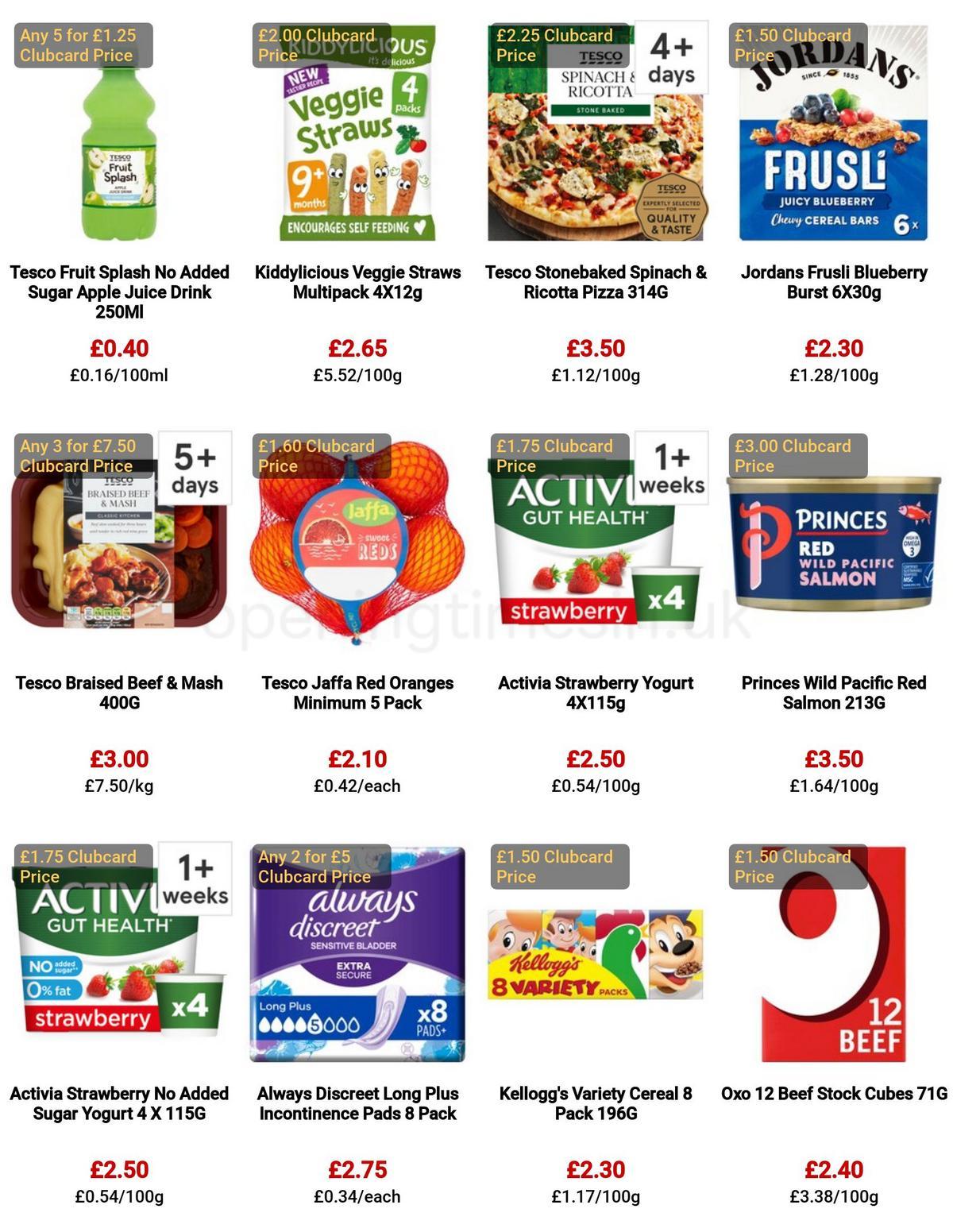 TESCO Offers from 30 March