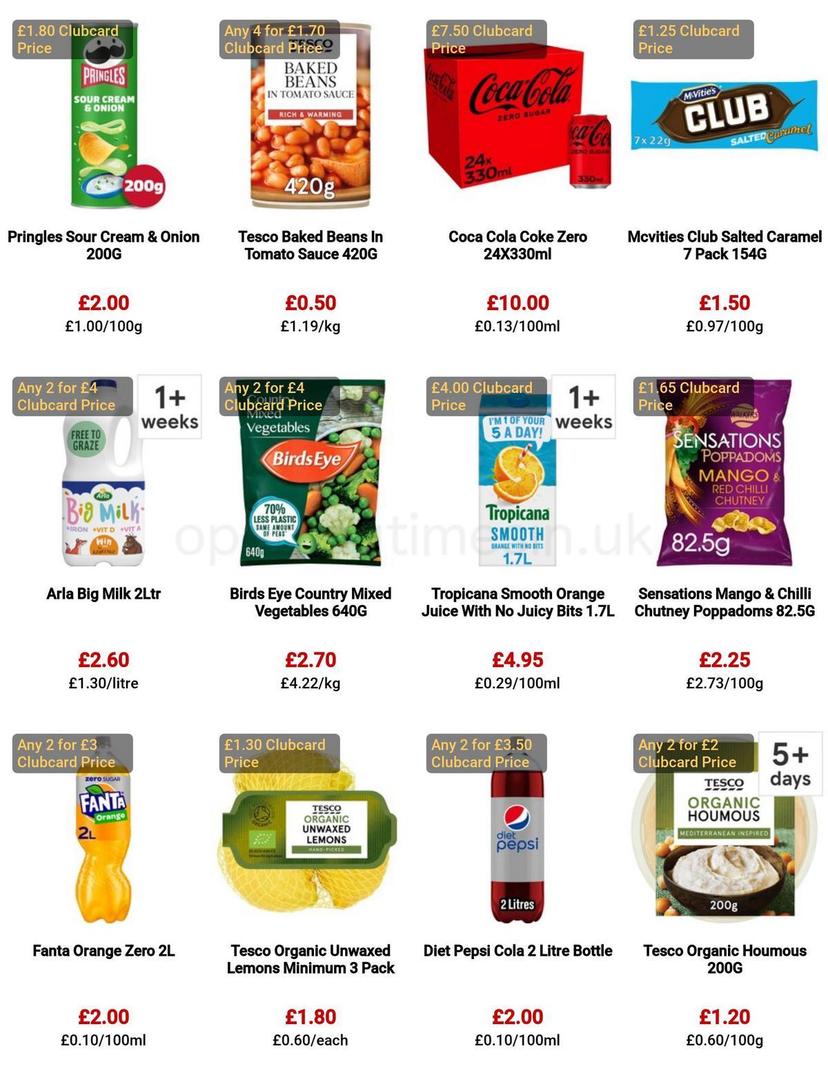 TESCO Offers from 30 March