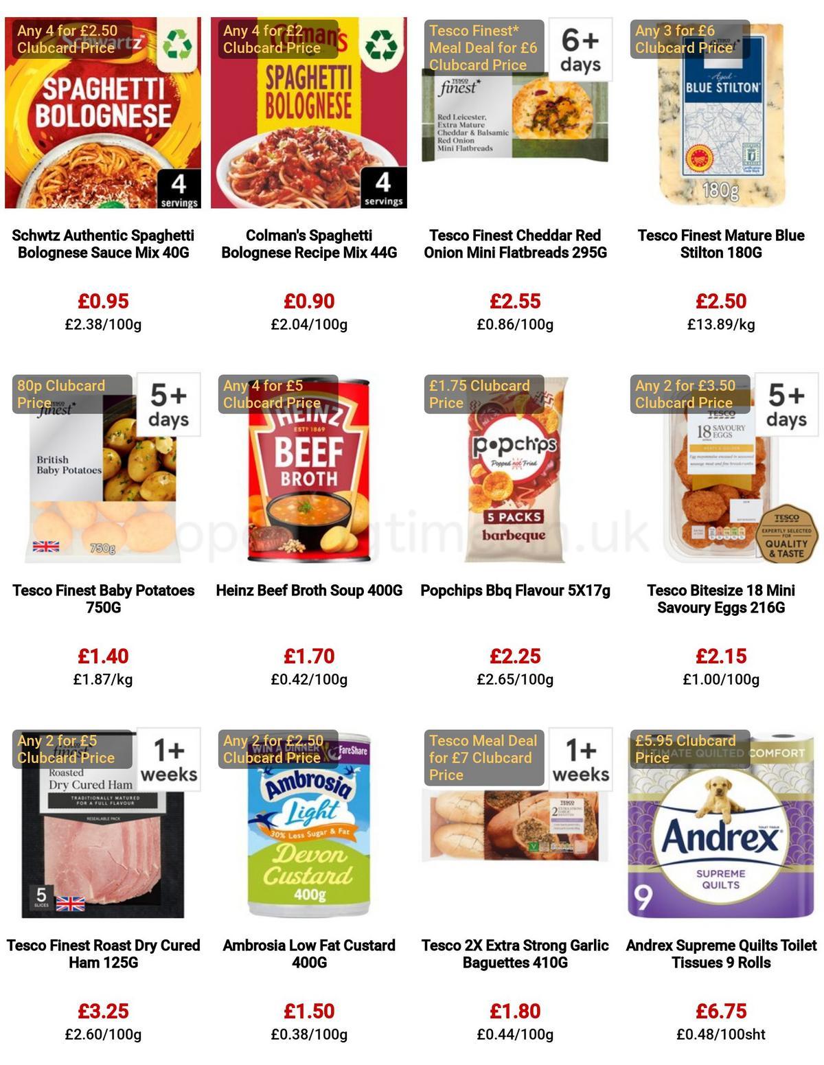 TESCO Offers from 30 March