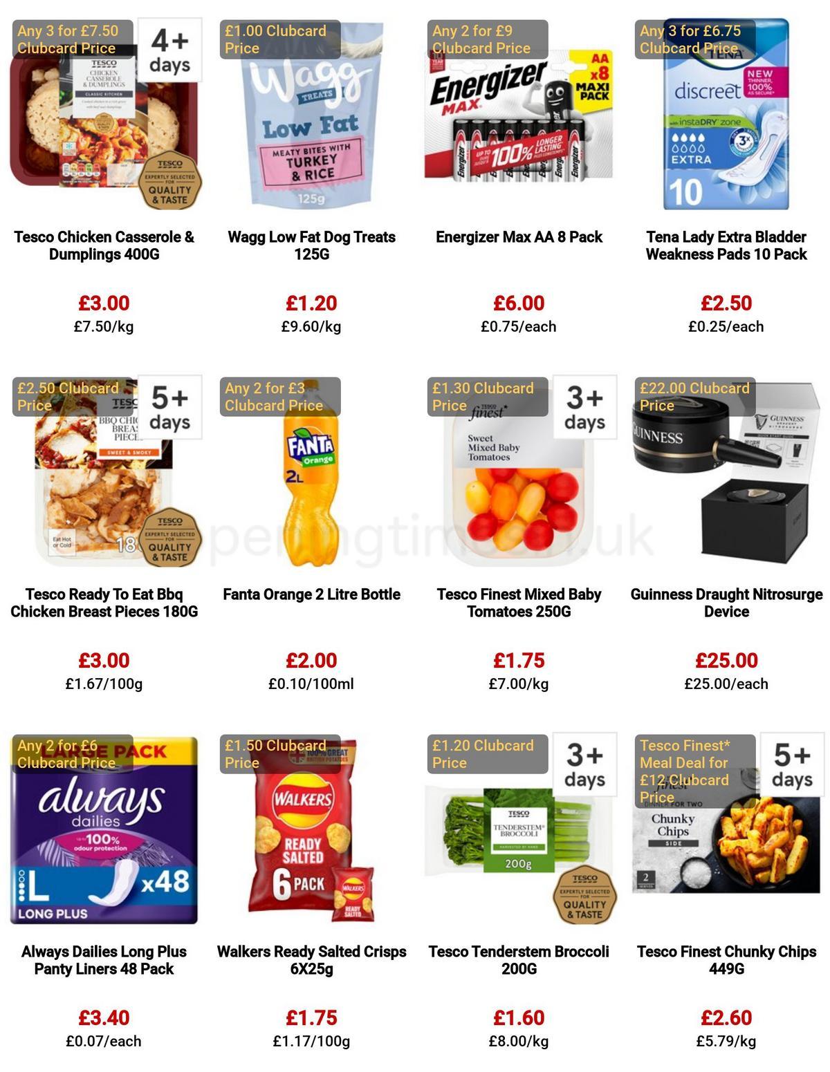 TESCO Offers from 30 March