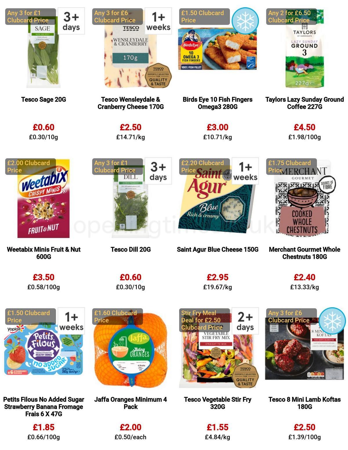 TESCO Offers from 30 March
