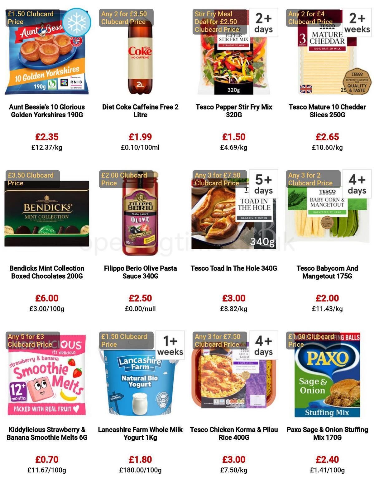 TESCO Offers from 30 March