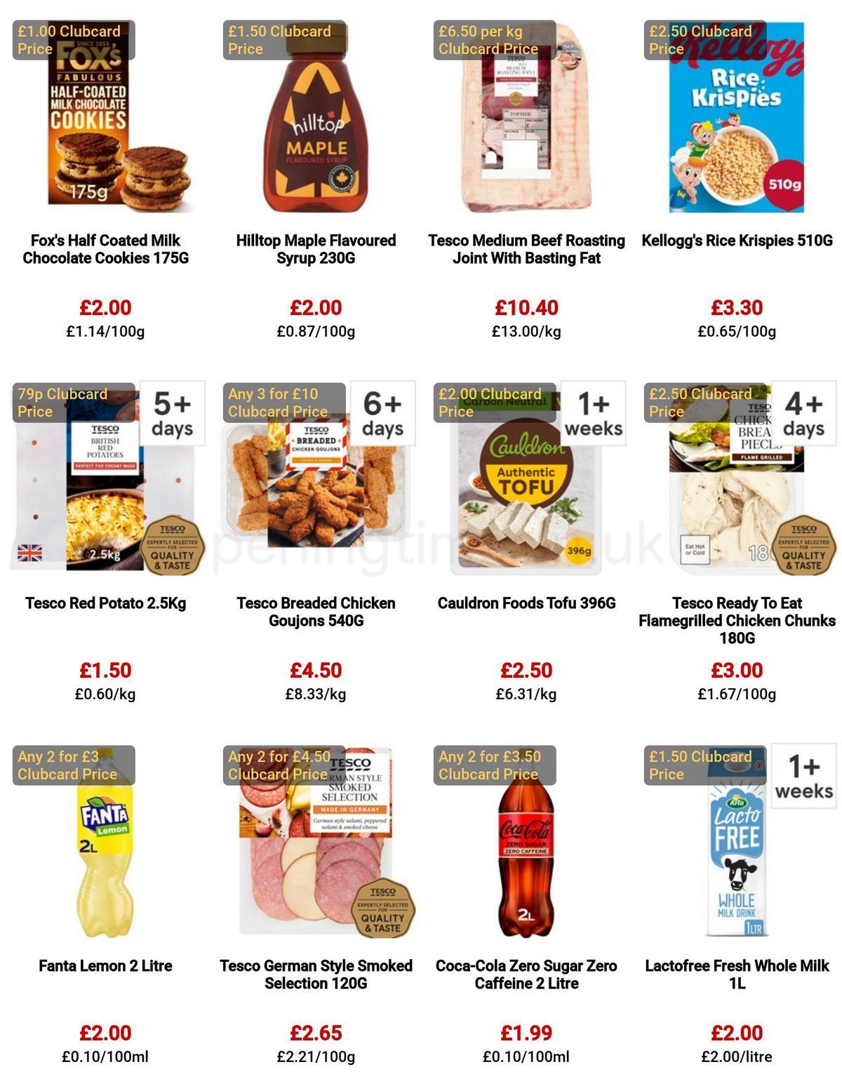 TESCO Offers from 30 March