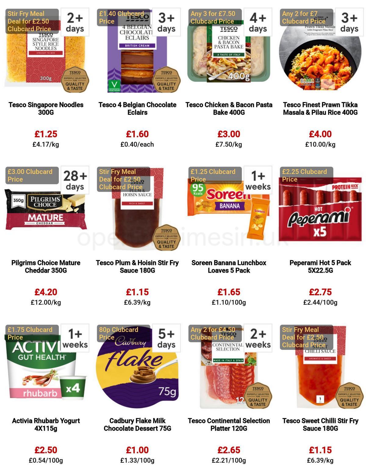 TESCO Offers from 30 March