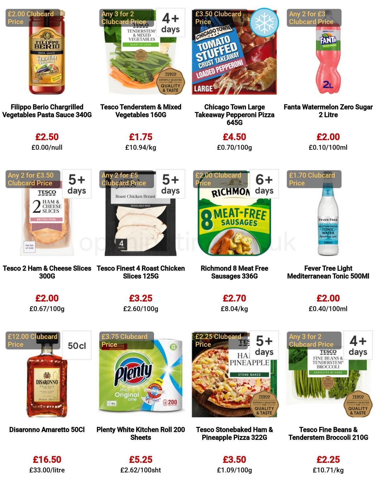 TESCO Offers from 30 March