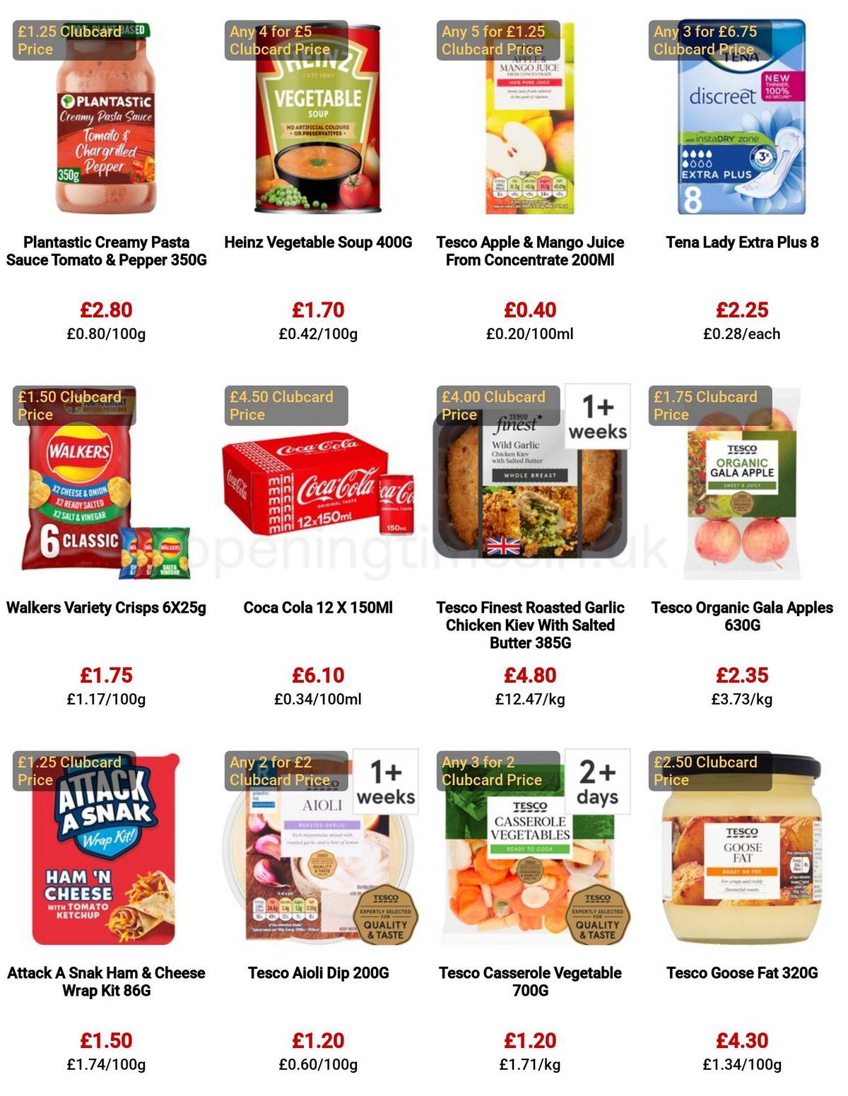 TESCO Offers from 30 March