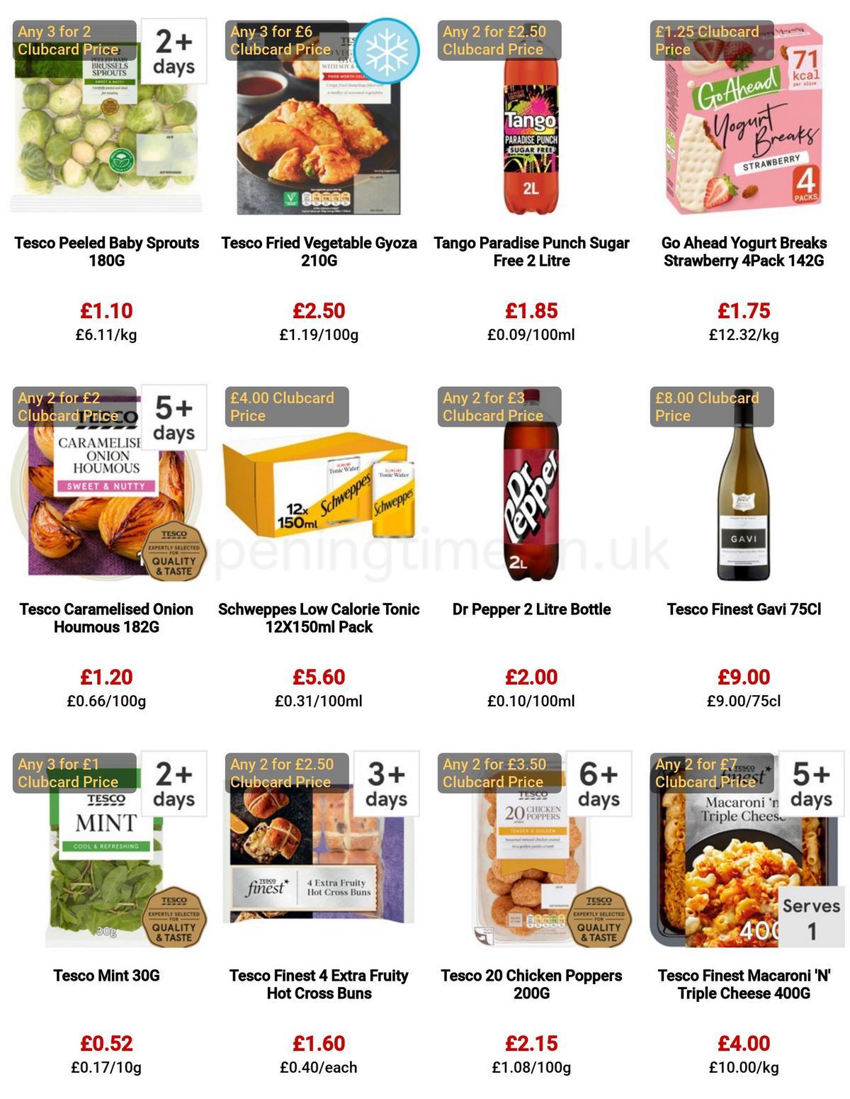 TESCO Offers from 30 March