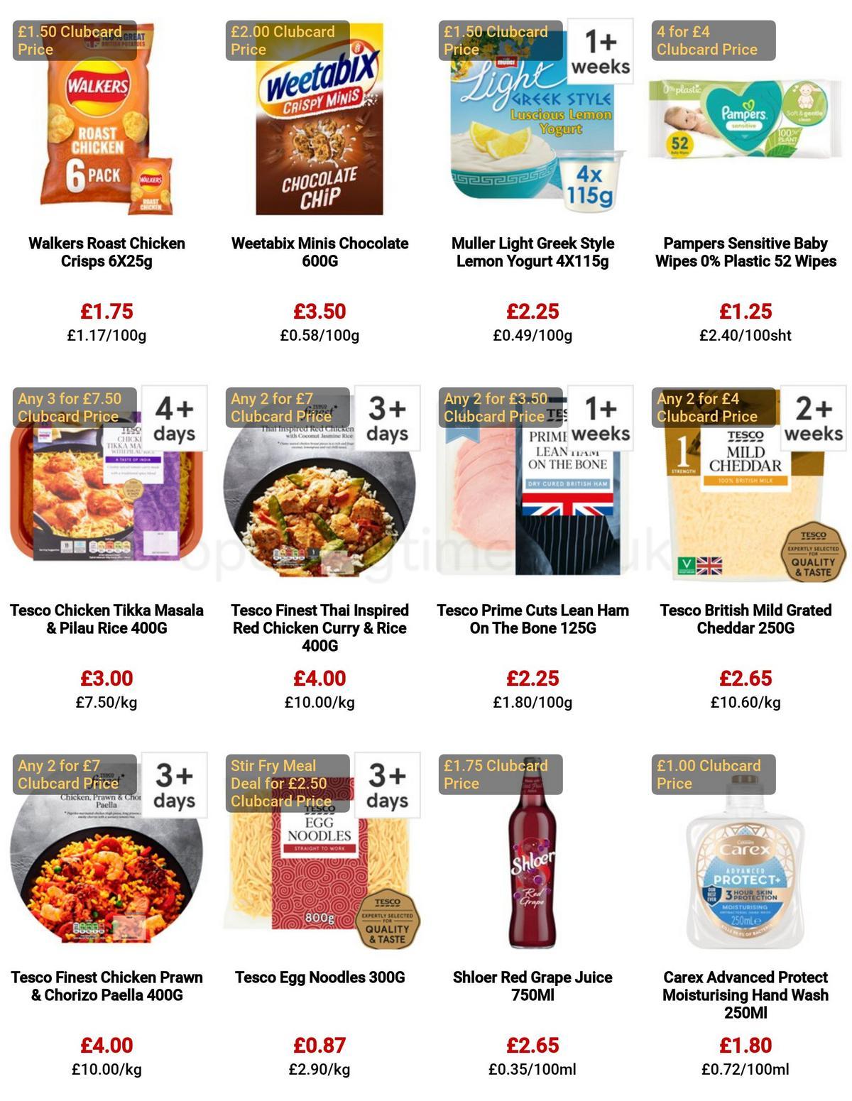 TESCO Offers from 30 March