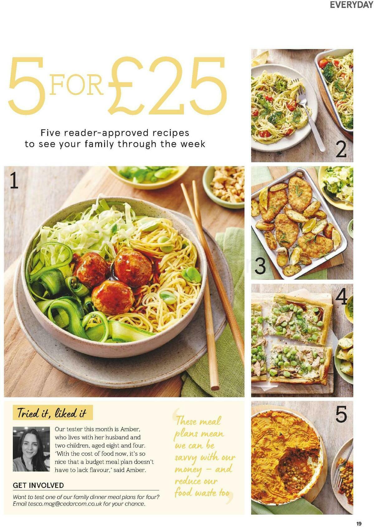 TESCO Magazine April Offers from 1 April