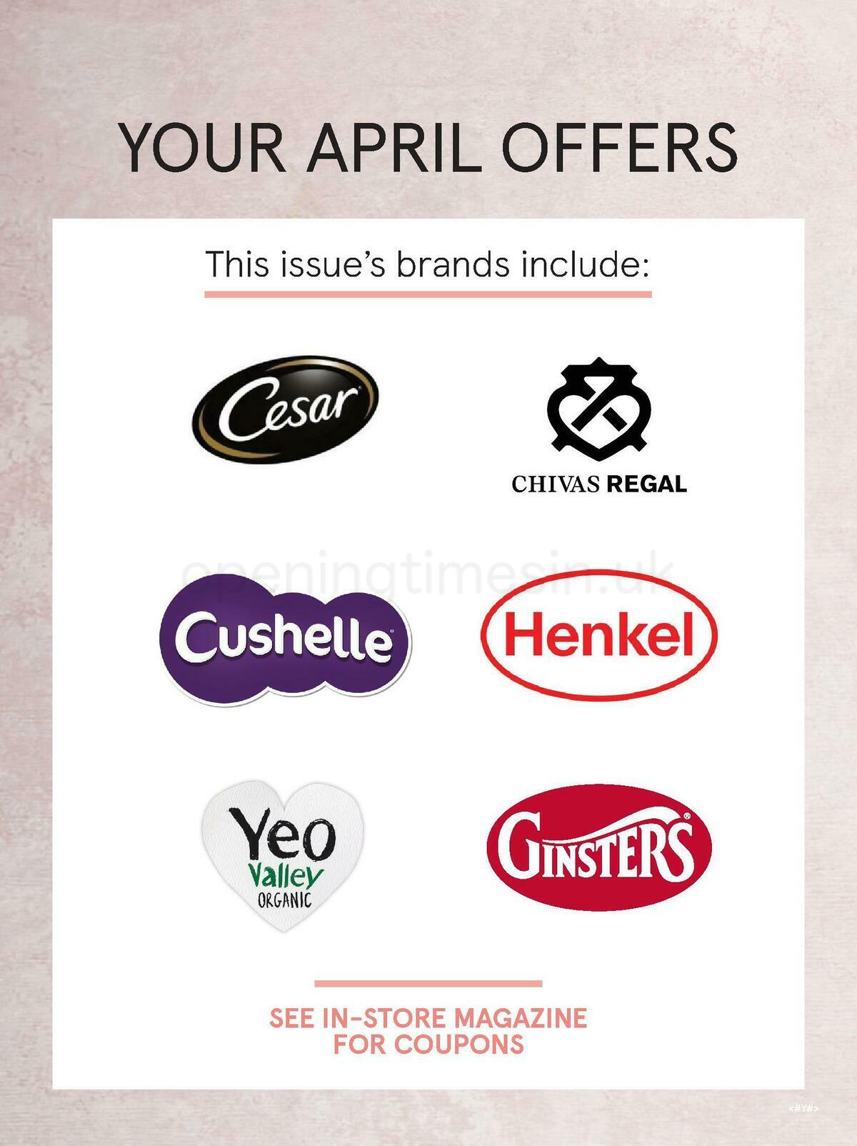 TESCO Magazine April Offers from 1 April