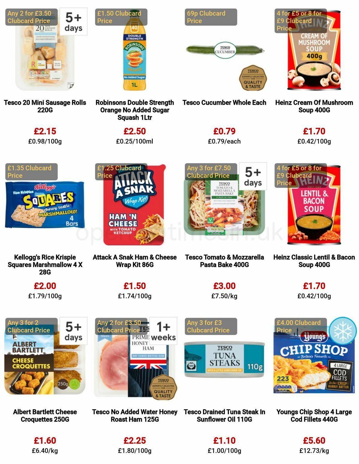 TESCO Offers from 27 April
