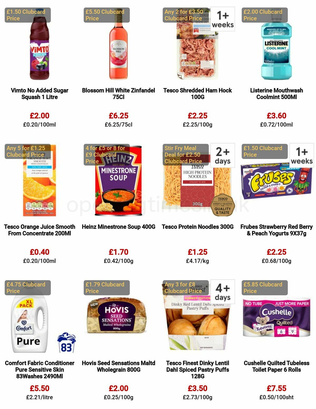 TESCO Offers from 27 April