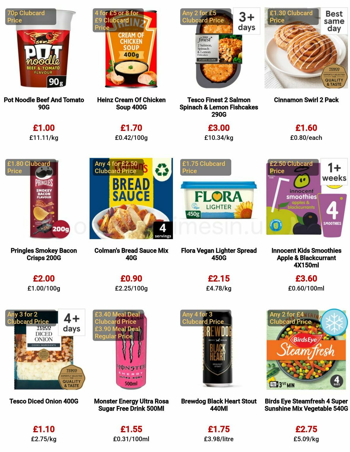 TESCO Offers from 27 April