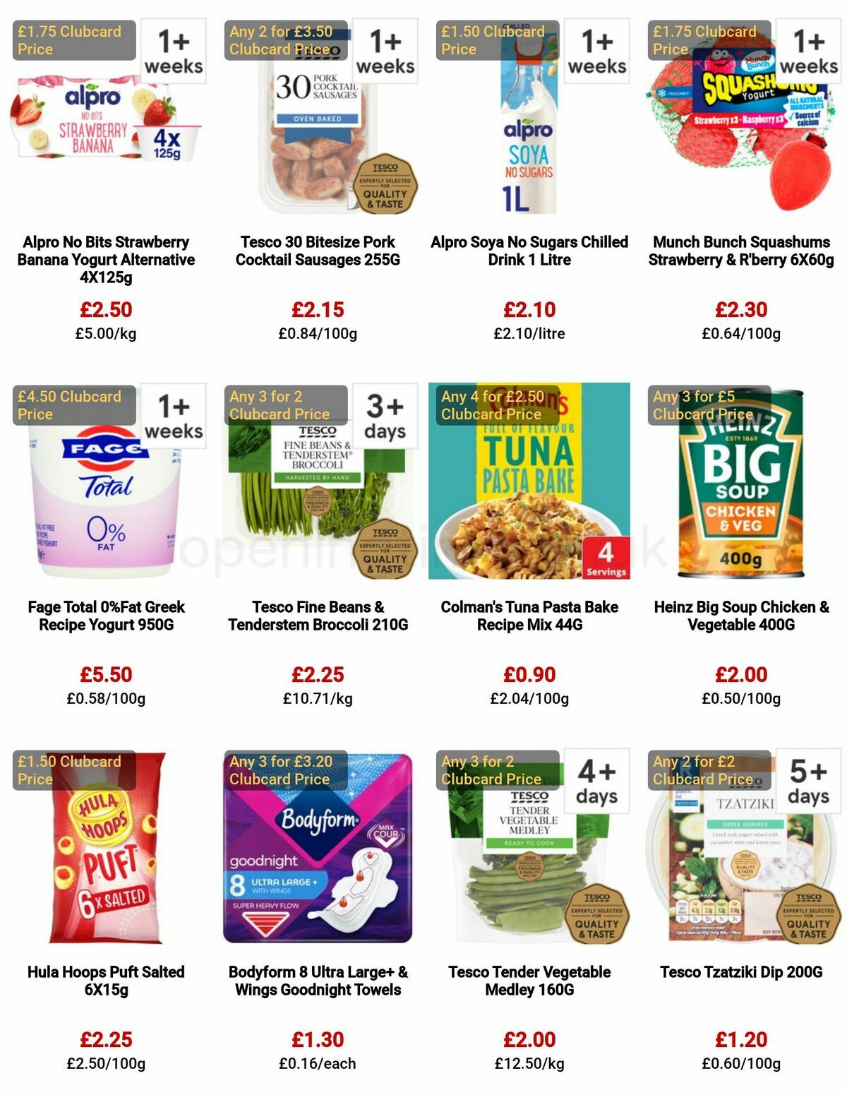 TESCO Offers from 27 April