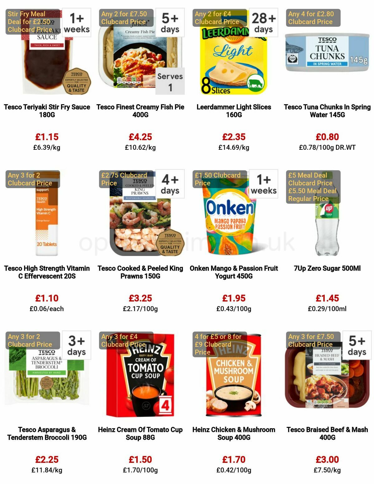 TESCO Offers from 27 April