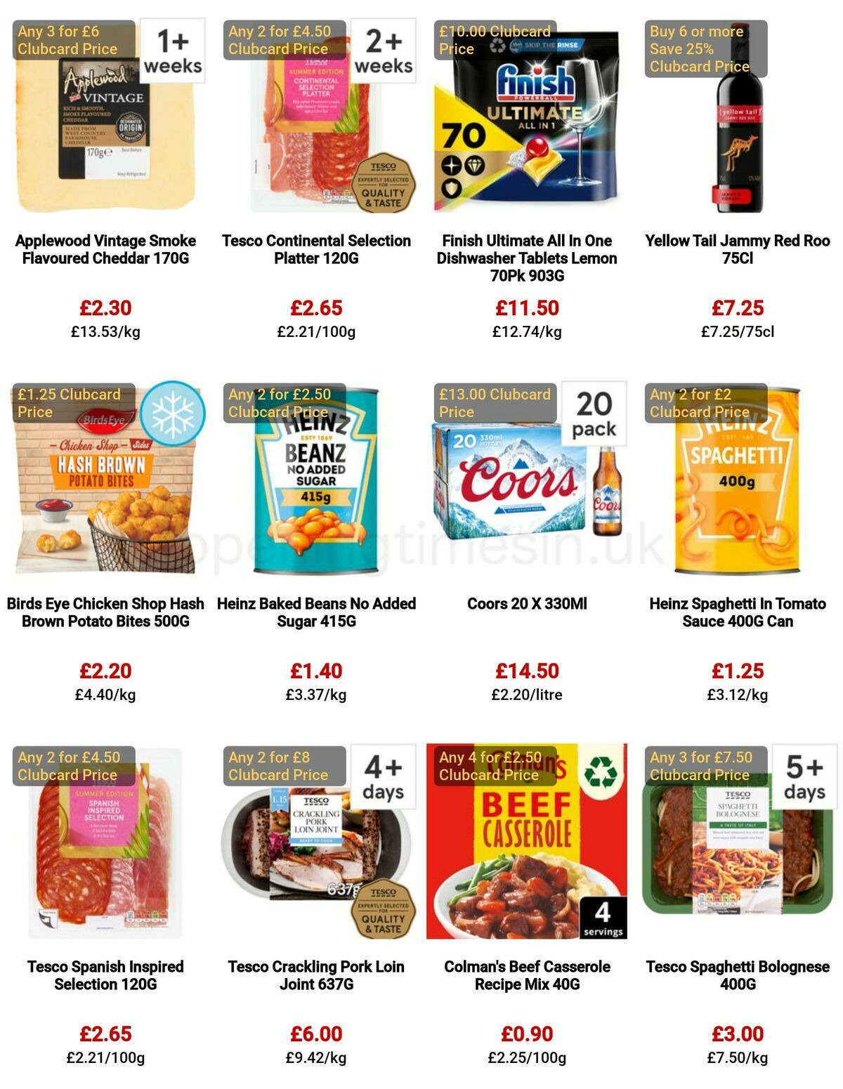 TESCO Offers from 27 April