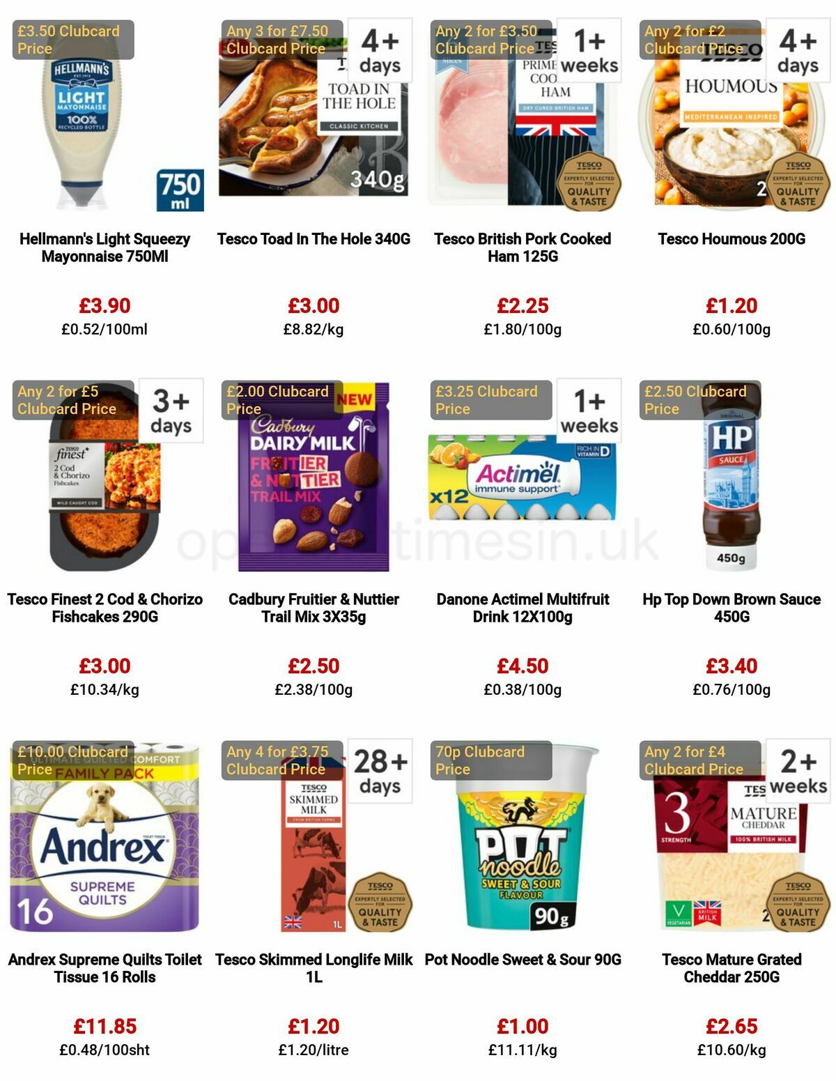 TESCO Offers from 27 April
