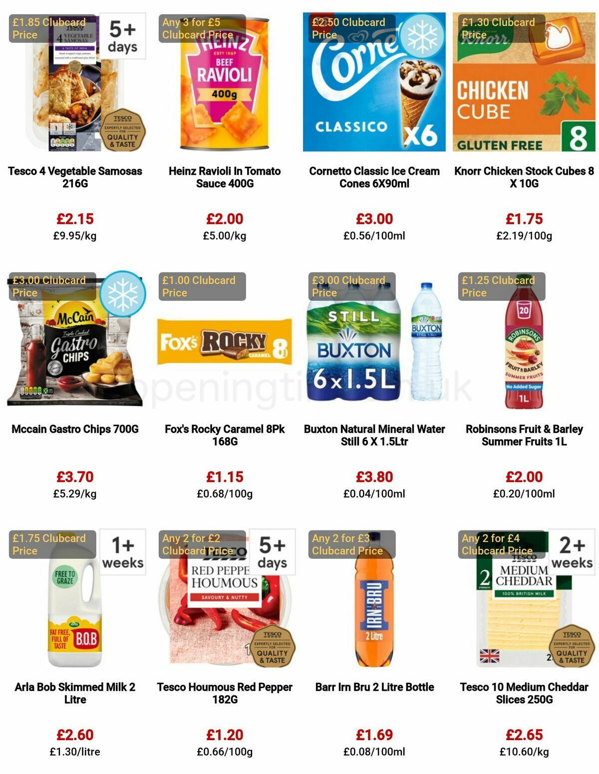 TESCO Offers from 27 April