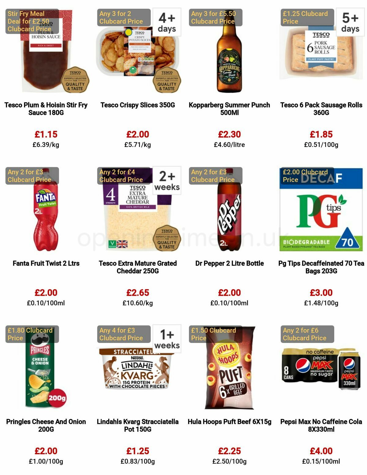 TESCO Offers from 27 April