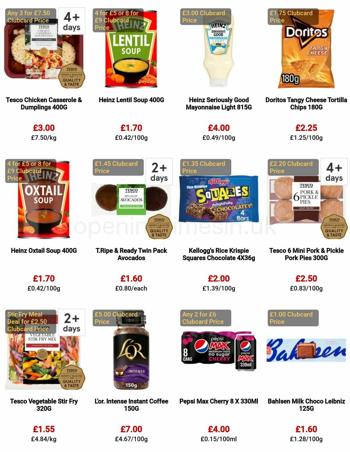 TESCO Offers from 27 April