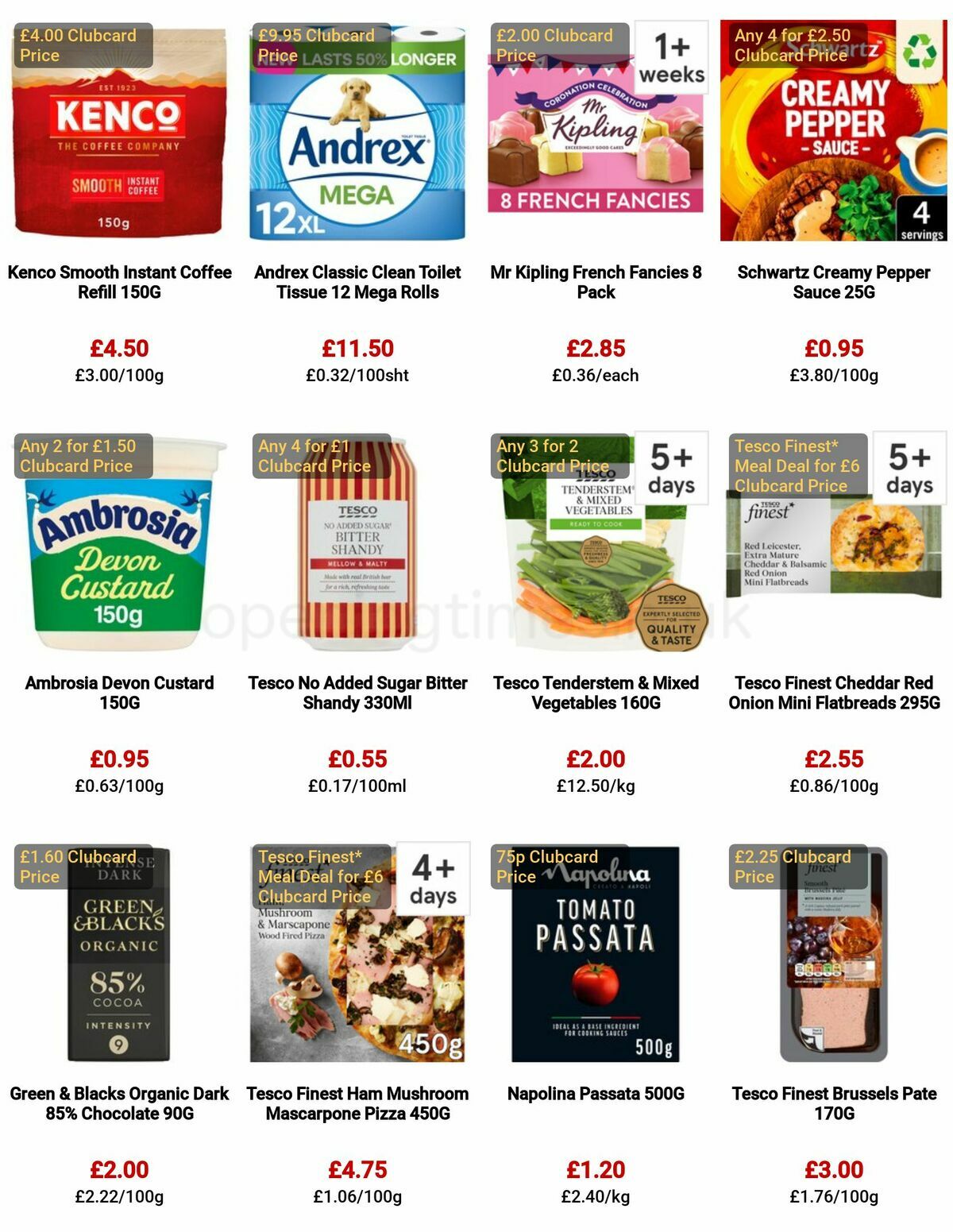 TESCO Offers from 27 April