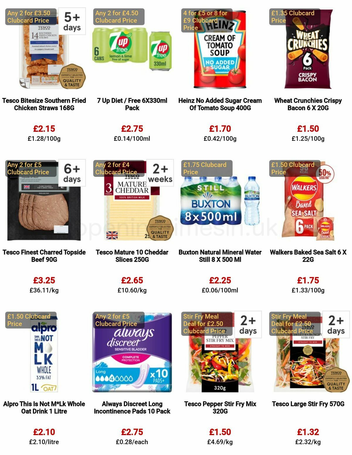 TESCO Offers from 27 April