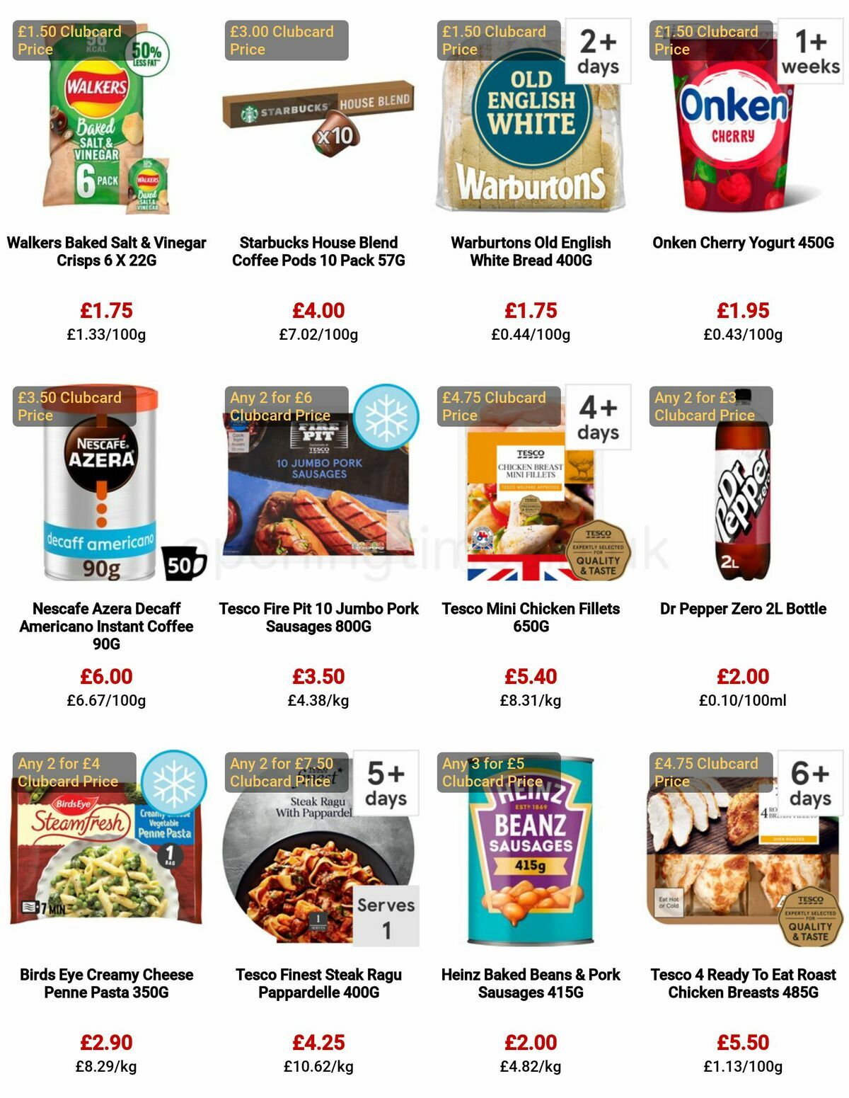 TESCO Offers from 27 April