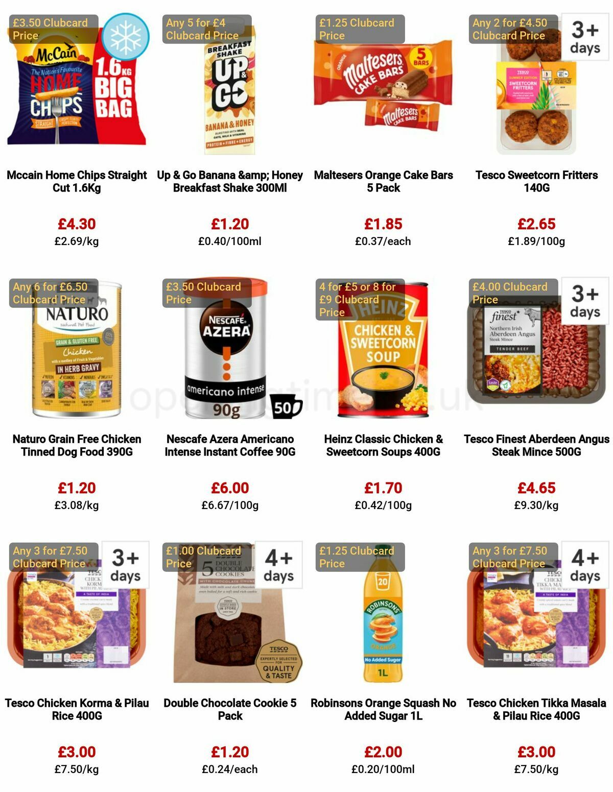TESCO Offers from 27 April