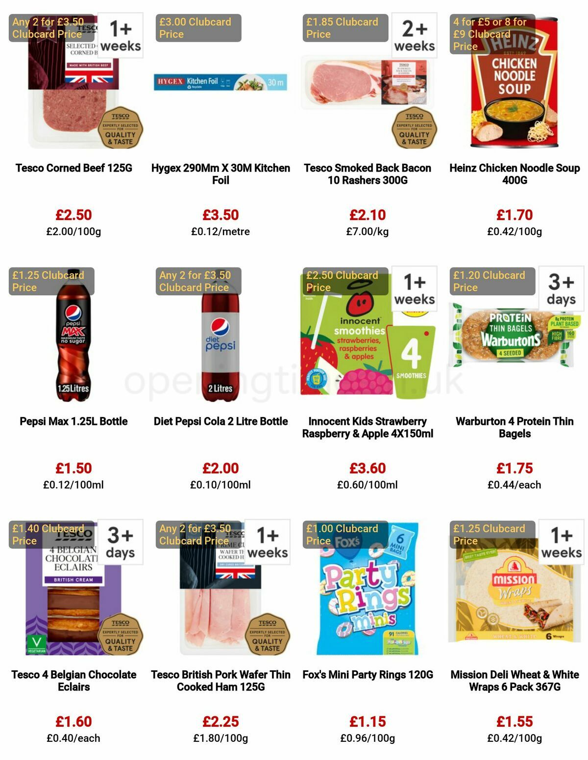 TESCO Offers from 27 April