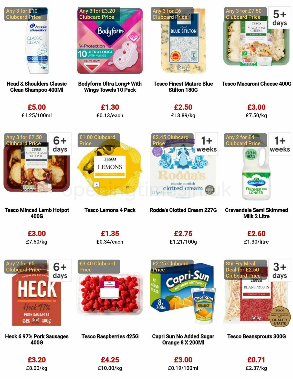 TESCO Offers from 27 April